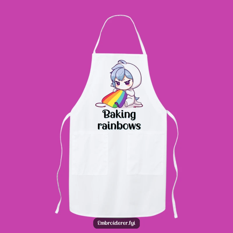 Funny Rainbow Weaver Apron - Create Masterpieces in Style!