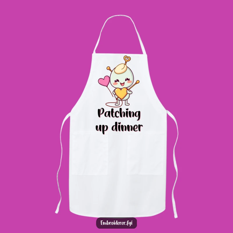 Funny Sewing Needle Apron: Protect Your Clothes with Crafty Humor