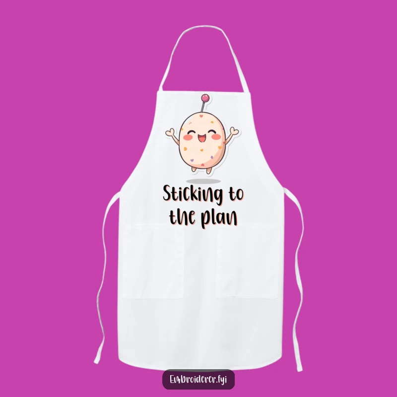 Funny Pincushion Bounce Apron: Sew and Cook with Joyful Style!