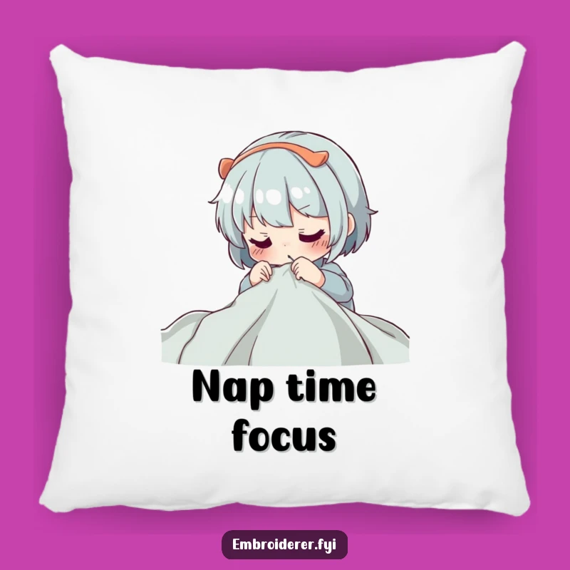 Funny Focused Stitcher Pillow: Cozy Comfort for Intense Hobbyists, Sweet Funny Gift