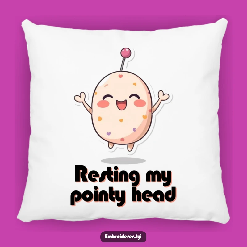 Funny Pincushion Bounce Pillow: Cuddle Up with Cute, Comfy Cheer!