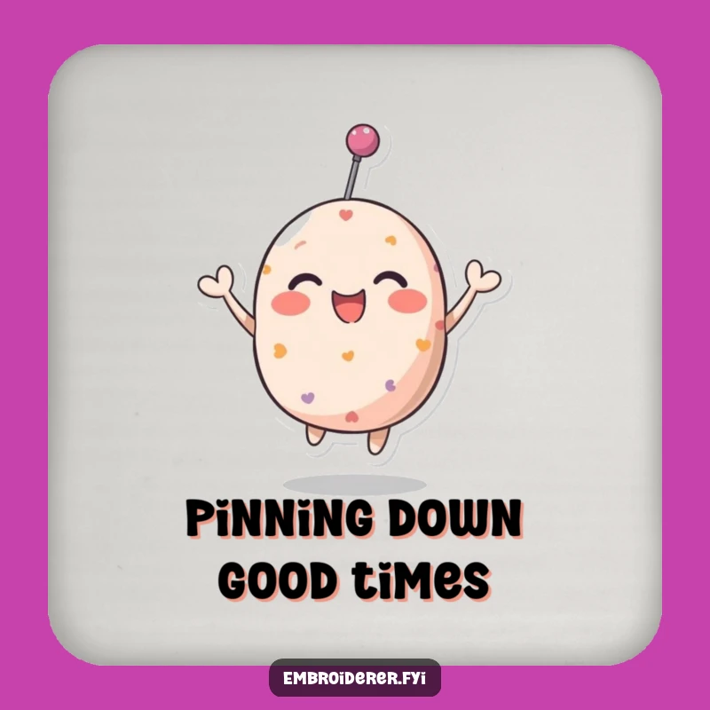 Funny Pincushion Bounce Coasters: Protect Surfaces with Cheerful Style!