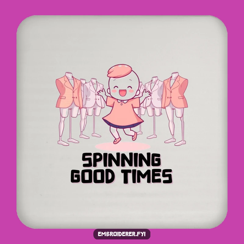 Funny Coasters: Hoop Dance Set, Hilarious Protection for Surfaces