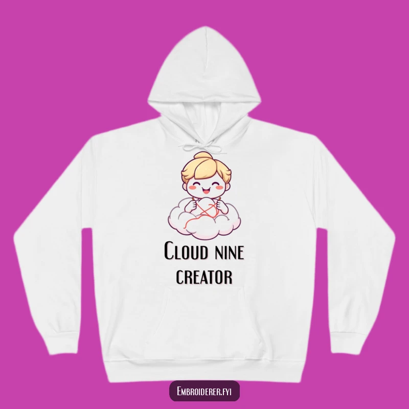 Funny Cloud Maker Hoodie: Cozy Creator Warmth, Hilarious Dreamer Gift