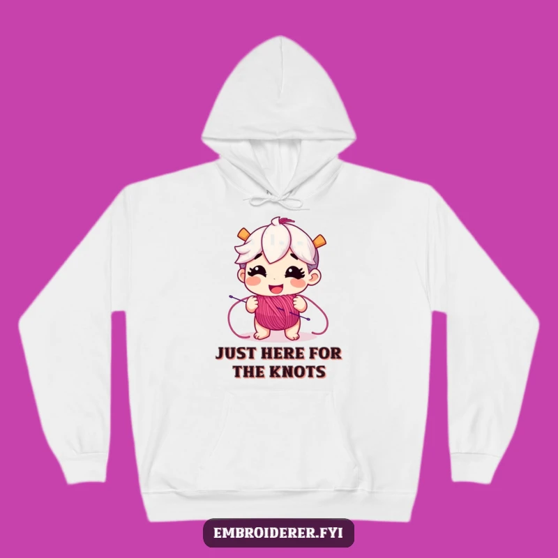 Funny Playful Floss Hoodie: Cozy Up with Hilarious Crafting Vibes!