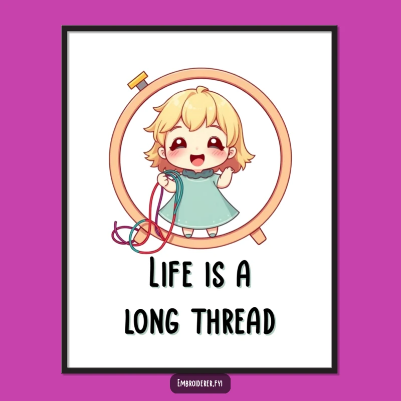 Funny Free Printable Wall Art: Vibrant Threads for a Creative Home!