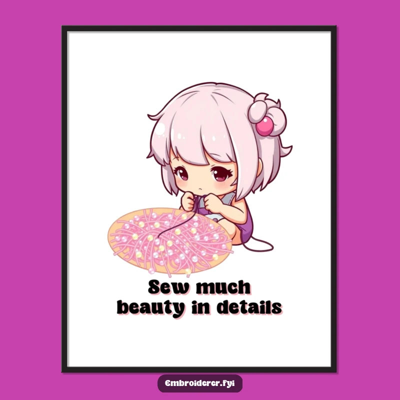 Funny Free Printable Wall Art: Intricate Beadwork for Your Creative Space!