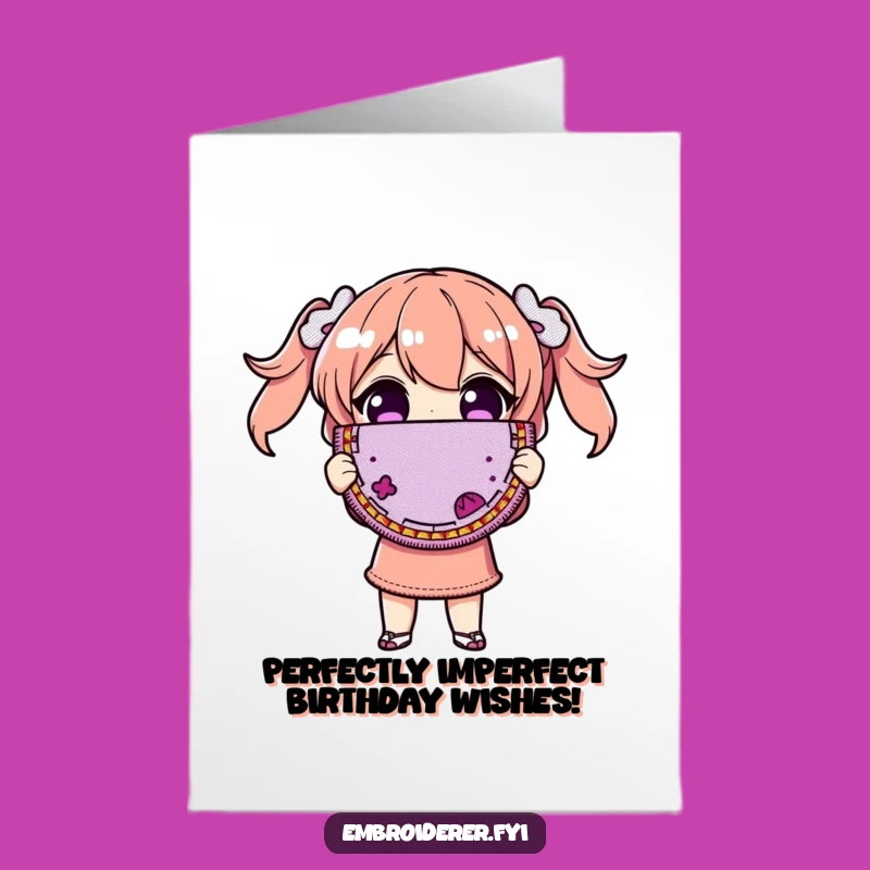 Funny Free Printable Birthday Card: Flawed Patch Pride - Hilarious Downloadable Gift!