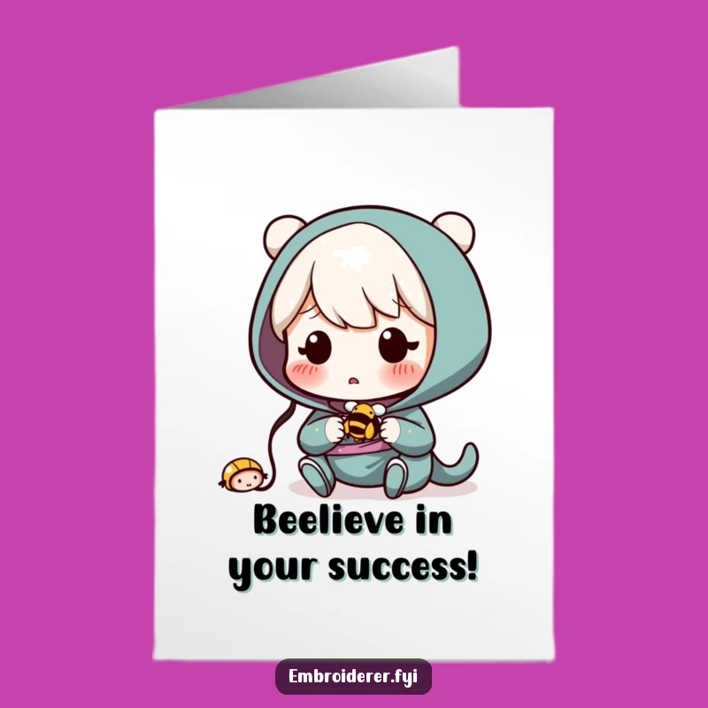 Free Printable Congrats Card: Accidental Bee, Humorous Downloadable Gift