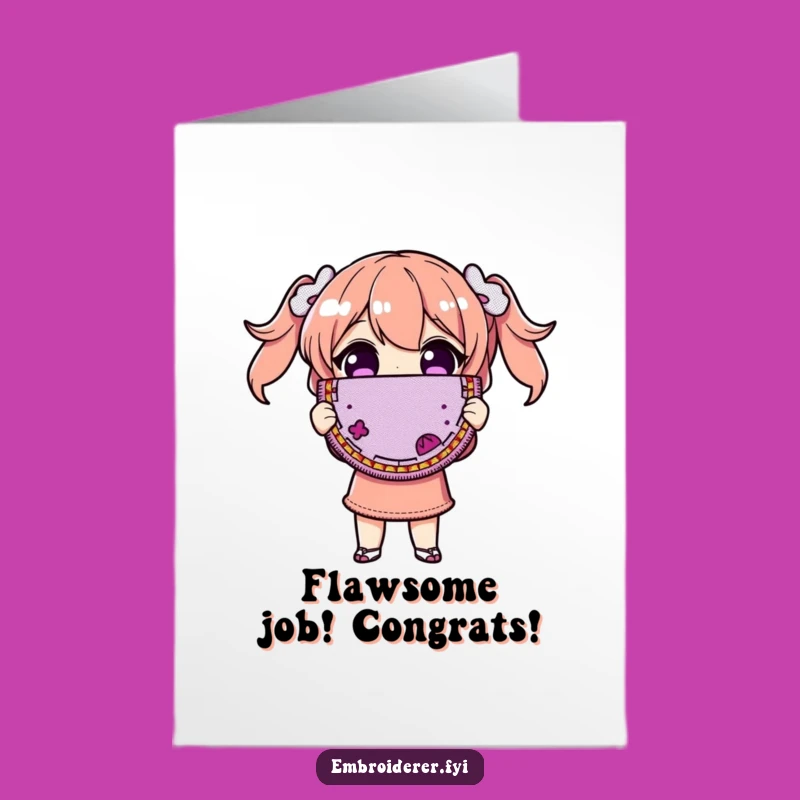 Free Printable Congrats Card: Flawed Patch Pride - Unique Downloadable Gift!