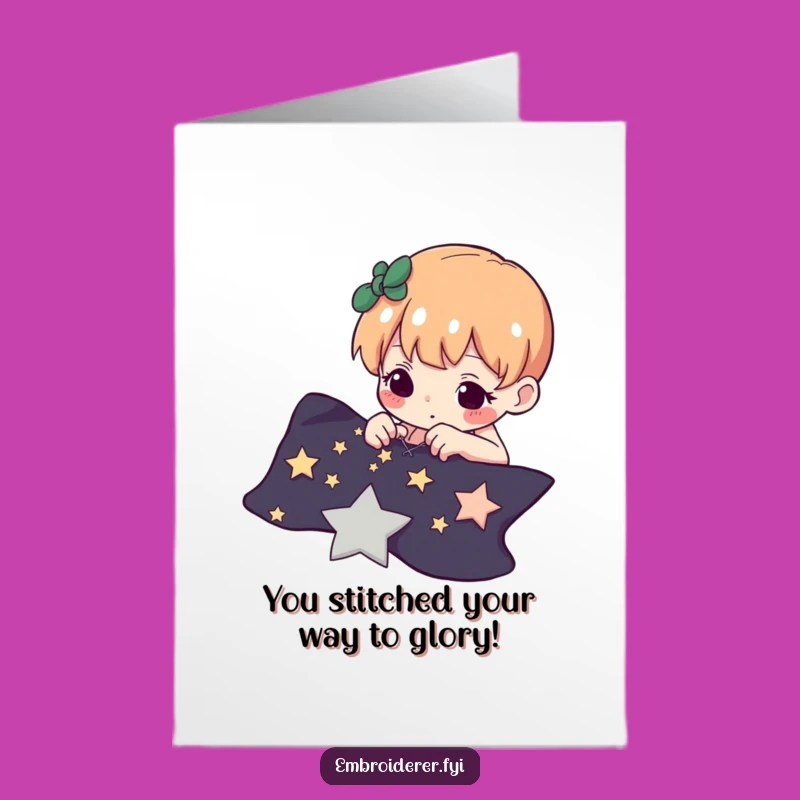 Free Printable Congrats Card: Starry Achievement - Downloadable Gift!