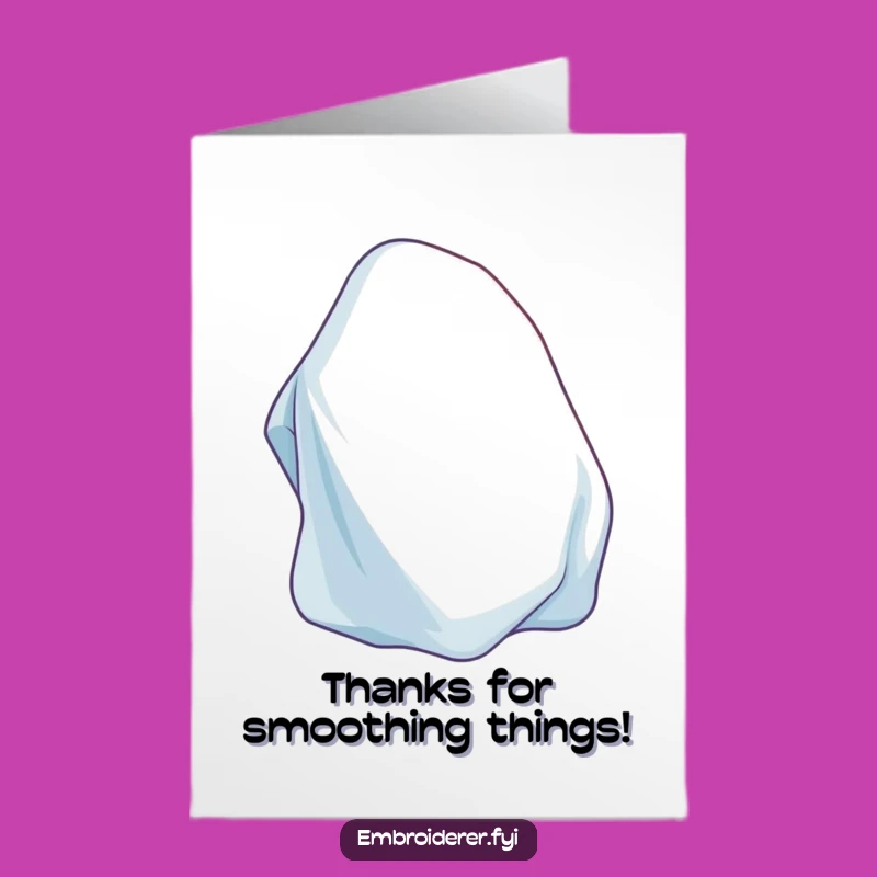 Free Printable Thank You Card: Iron's Gratitude - Smooth Thanks Print at Home