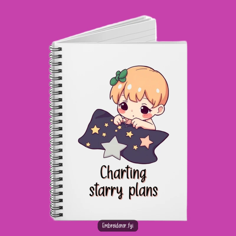 Funny Star Stitcher Notebook: Journal Your Creative Journey