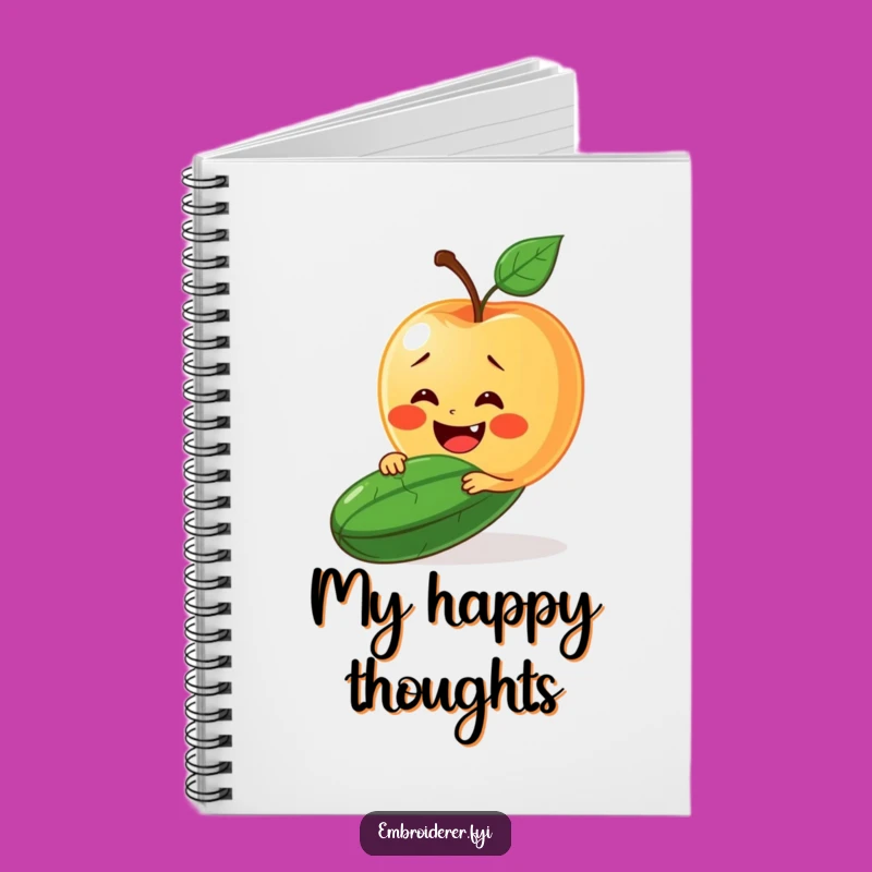 Funny Apple & Cucumber Notebook: Jot Down Ideas With Smile-Spreading Art