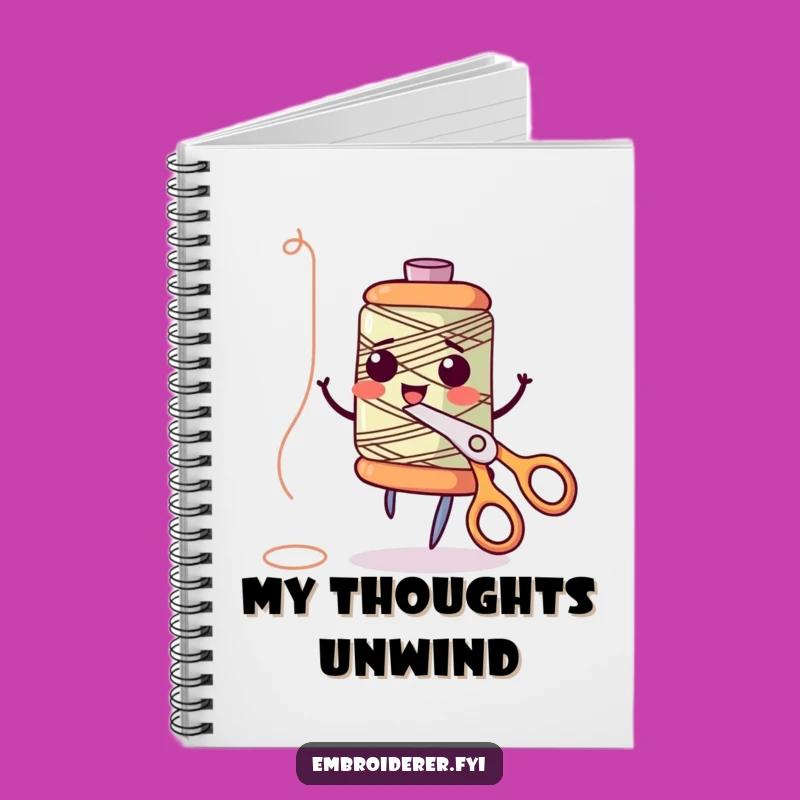 Funny Dancing Spool Notebook: Jot Down Ideas with Lively Humor