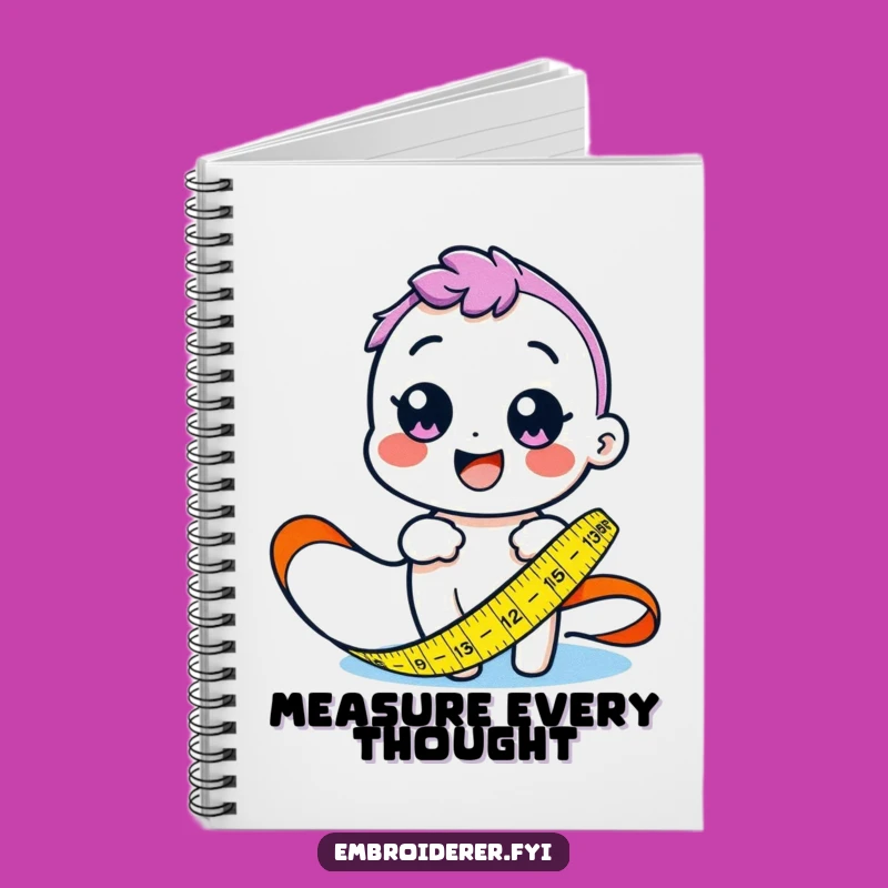 Funny Measuring Fabric Notebook: Plan Your Perfect Projects!
