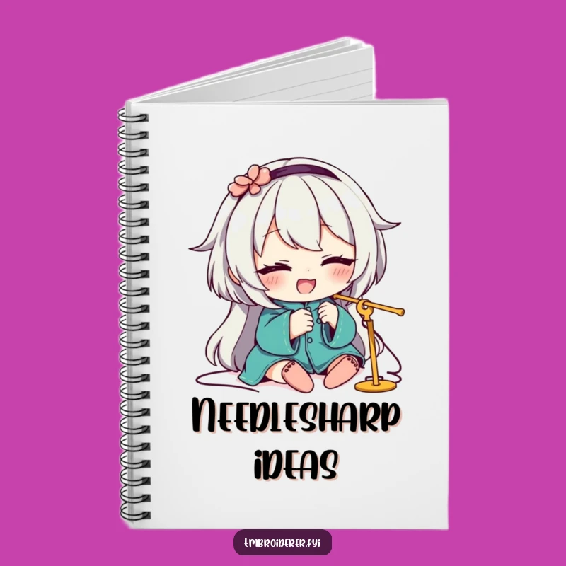 Funny Notebook: Winking Crafter's Journal, Hilarious Gift for Stitching Ideas