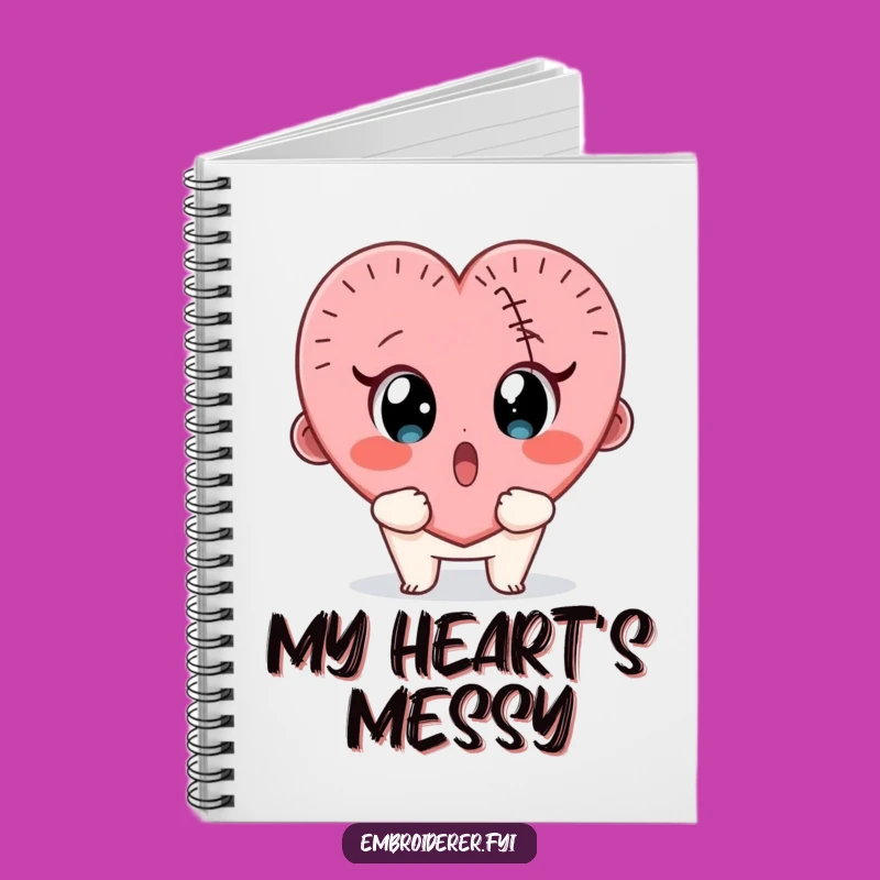 Funny Stitch Fail Notebook: Surprised Crafter Journal