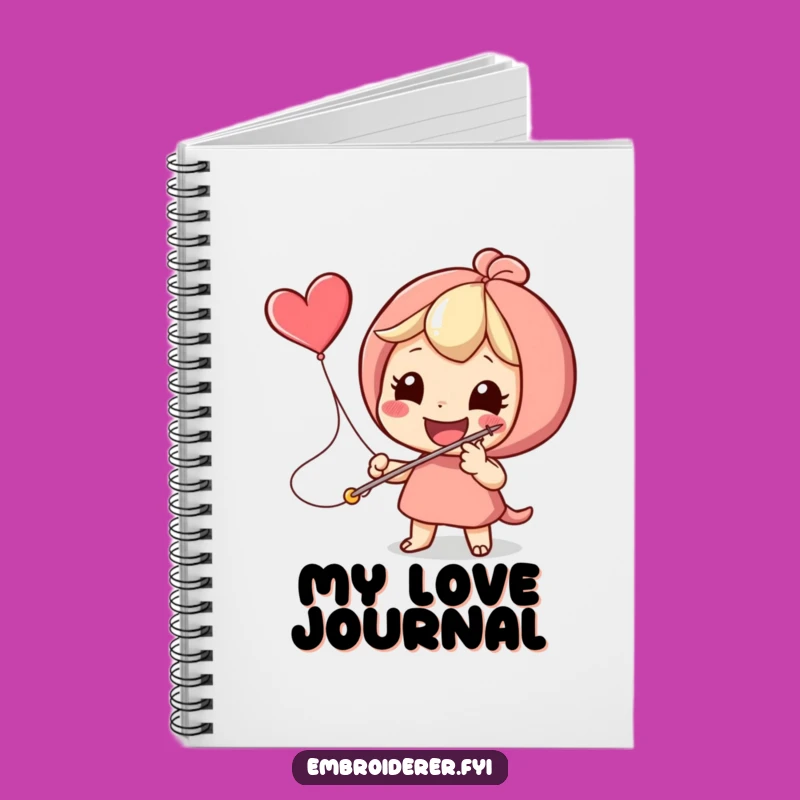 Funny Stitching Heart Notebook - Idea Stitcher Journal