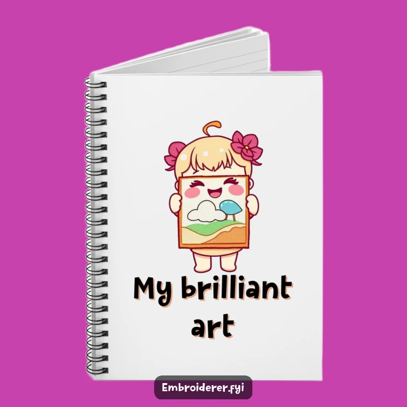 Funny Joyful Artist Notebook: Document Your Creative Journey!