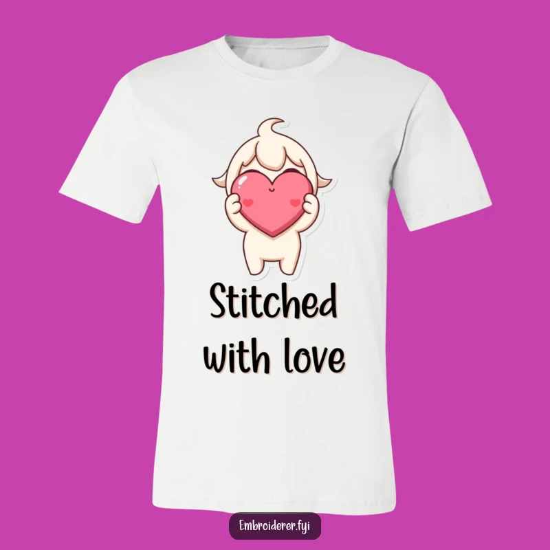 Funny Heart Stitch T-Shirt - Celebrate Love with This Hilarious Tee!