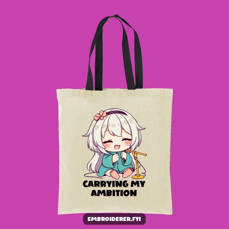 Funny Tote Bag: Winking Stitch Pro, Versatile and Hilarious Craft Carrier