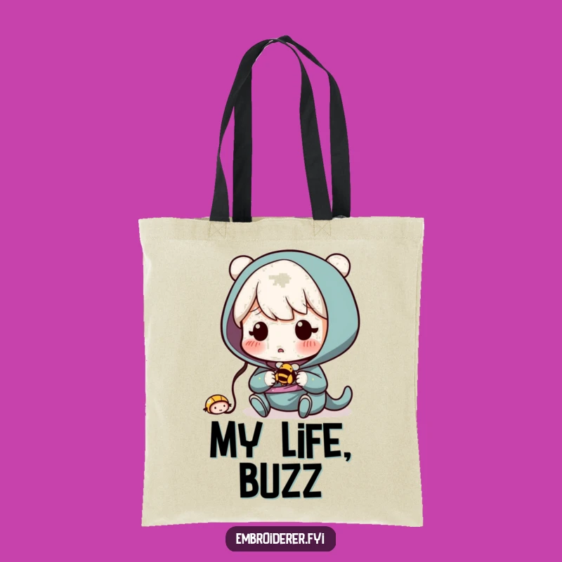 Funny Bee Surprise Tote Bag - Carry Your Crafty Calamities!